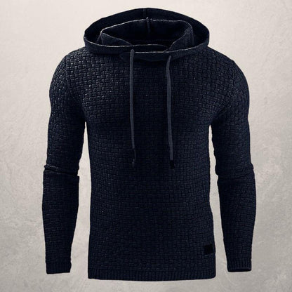 Kapuzenpullover Damen Slim Fit Weich Karomuster Lange Ärmel - IdealeKleiden