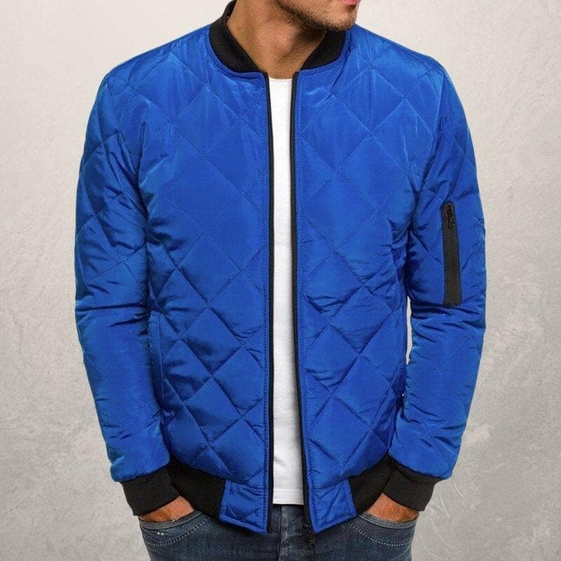 Bomber tendance à motif losanges