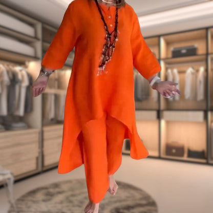 Ensemble deux pièces oversize décontracté femme