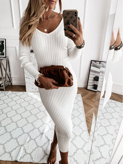 Robe pull femme Design élégant Cintrée