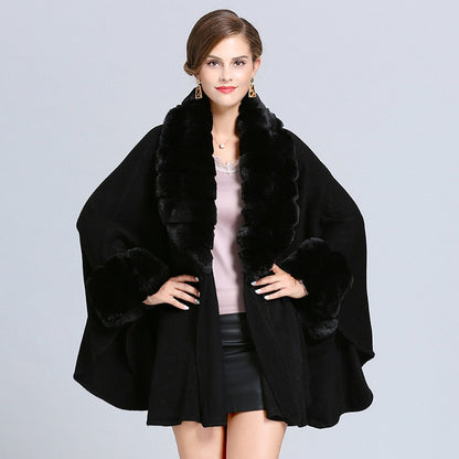 Manteau doux en fausse fourrure pour femmes