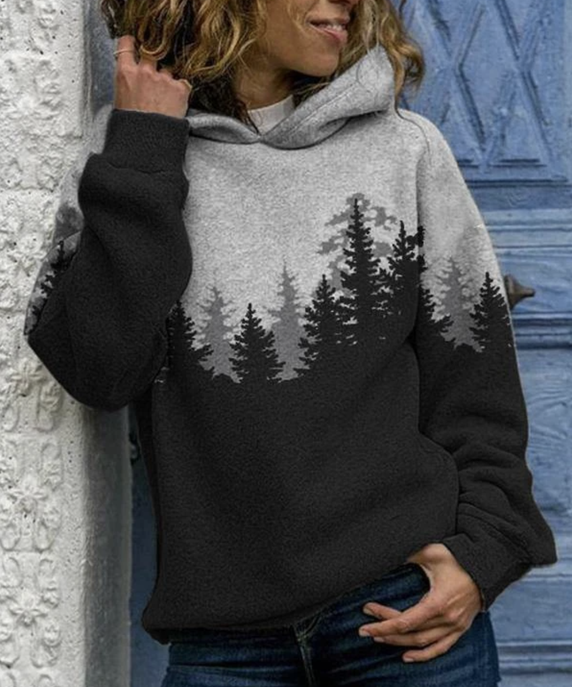 Extremer Winterpullover Kapuze Bequem Warm - IdealeKleiden