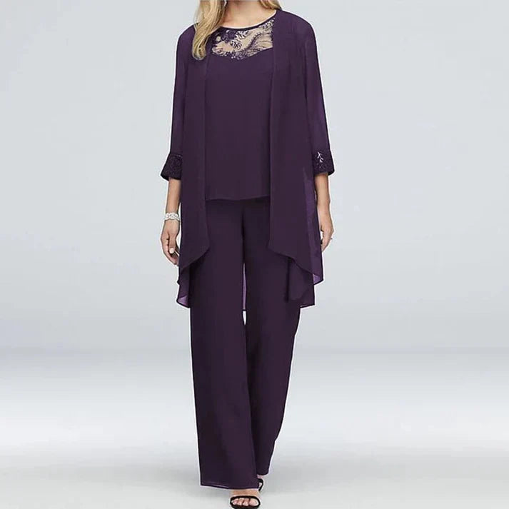 Ensemble élégant 3 pièces en coton pour femmes