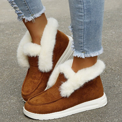Bottes d'hiver souples et confortables pour femme