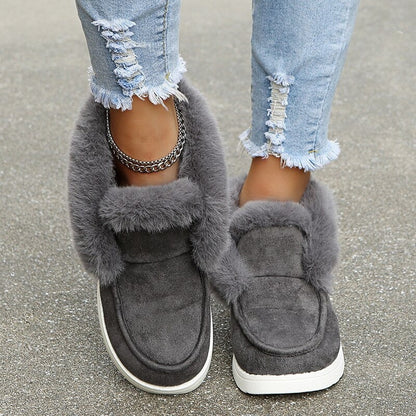Bottes d'hiver souples et confortables pour femme