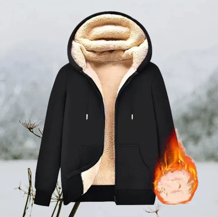 Veste unisexe pratique à capuche