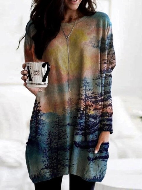 Longs pulls femme style moderne
