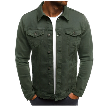 Veste d'été homme jean bleu cool