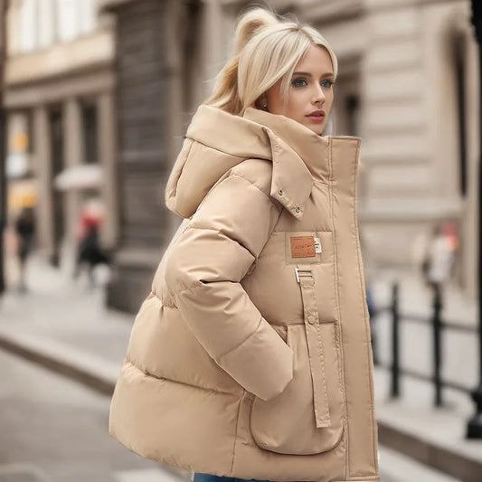 Warme Winterjacke Komfort Stil - IdealeKleiden
