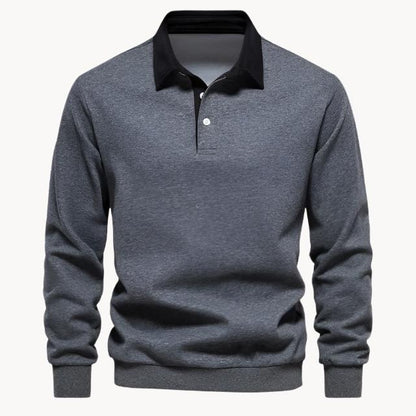 Polo Homme Hiver Pull Élégant Chaud