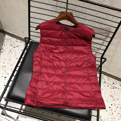 Doudoune Sans Manches Femme Chaude Et Élégante