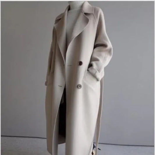 Wollkleid Damen Herbst Winter Modell - IdealeKleiden
