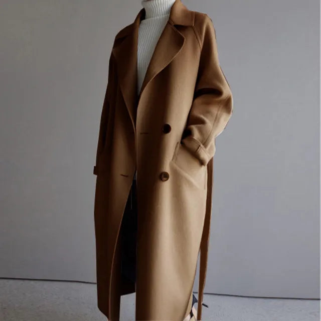 Robe en laine pour femme, modèle automne-hiver