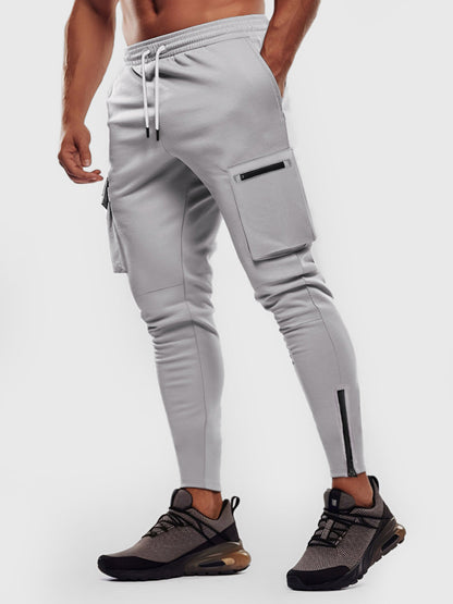 Pantalon de jogging cargo confortable pour homme avec poches