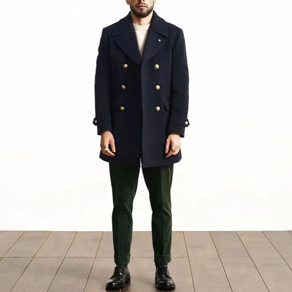 Blouson d'hiver chaud pour homme avec poches latérales