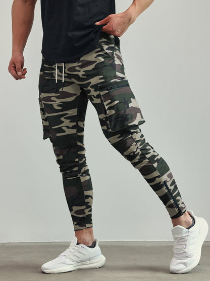 Pantalon de jogging cargo confortable pour homme avec poches