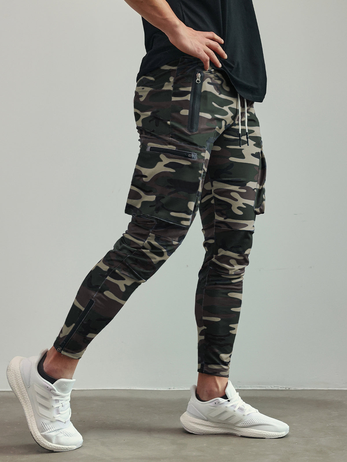Pantalon de jogging cargo confortable pour homme avec poches
