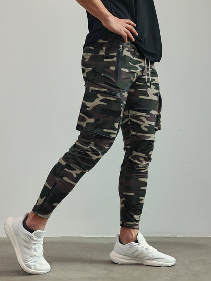 Pantalon de jogging cargo confortable pour homme avec poches