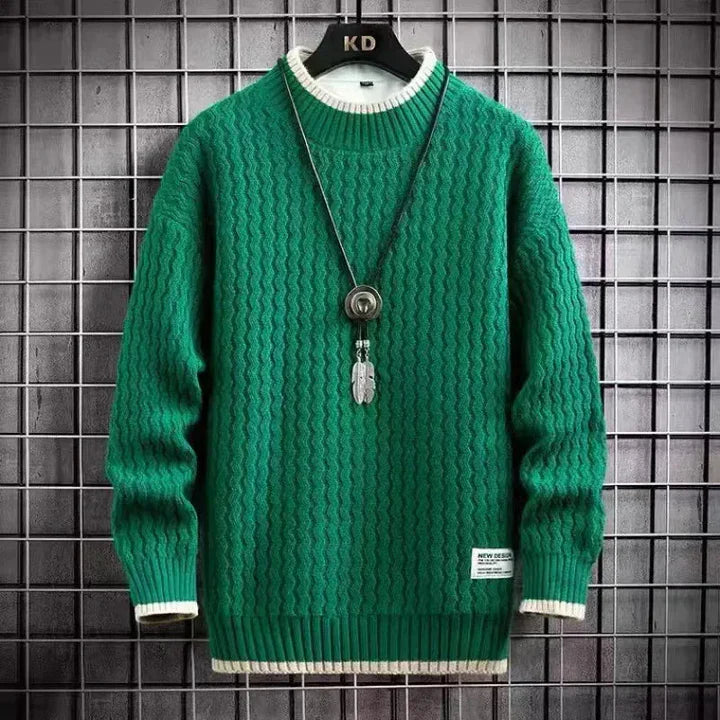 Pull en maille doux, chaud et confortable