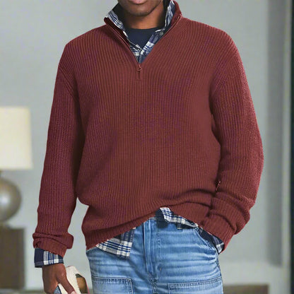 Pull confortable en coton Coupe décontractée