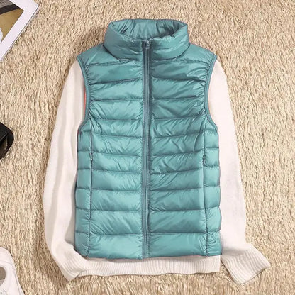 Gilet matelassé femme chaud d'hiver en duvet