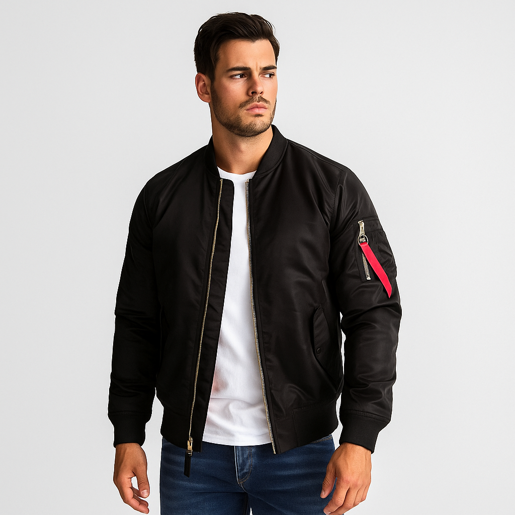 Bomber blouson mode zippé pour homme
