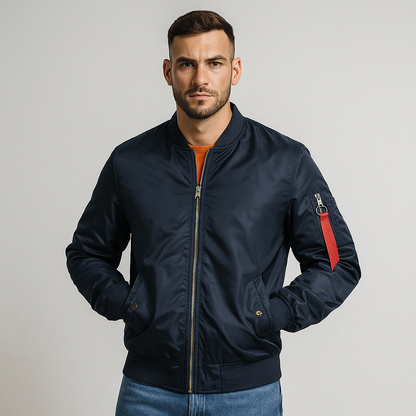 Bomber blouson mode zippé pour homme