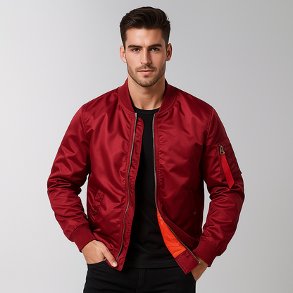 Bomber blouson mode zippé pour homme