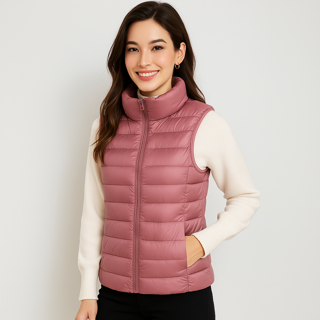 Doudoune matelassée femme élégante légère