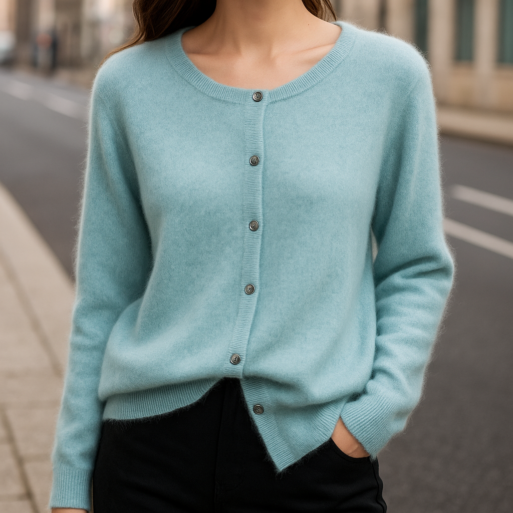 Robe en cachemire doux, maille de luxe