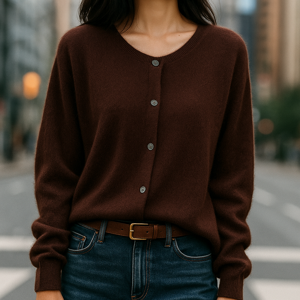 Robe en cachemire doux, maille de luxe