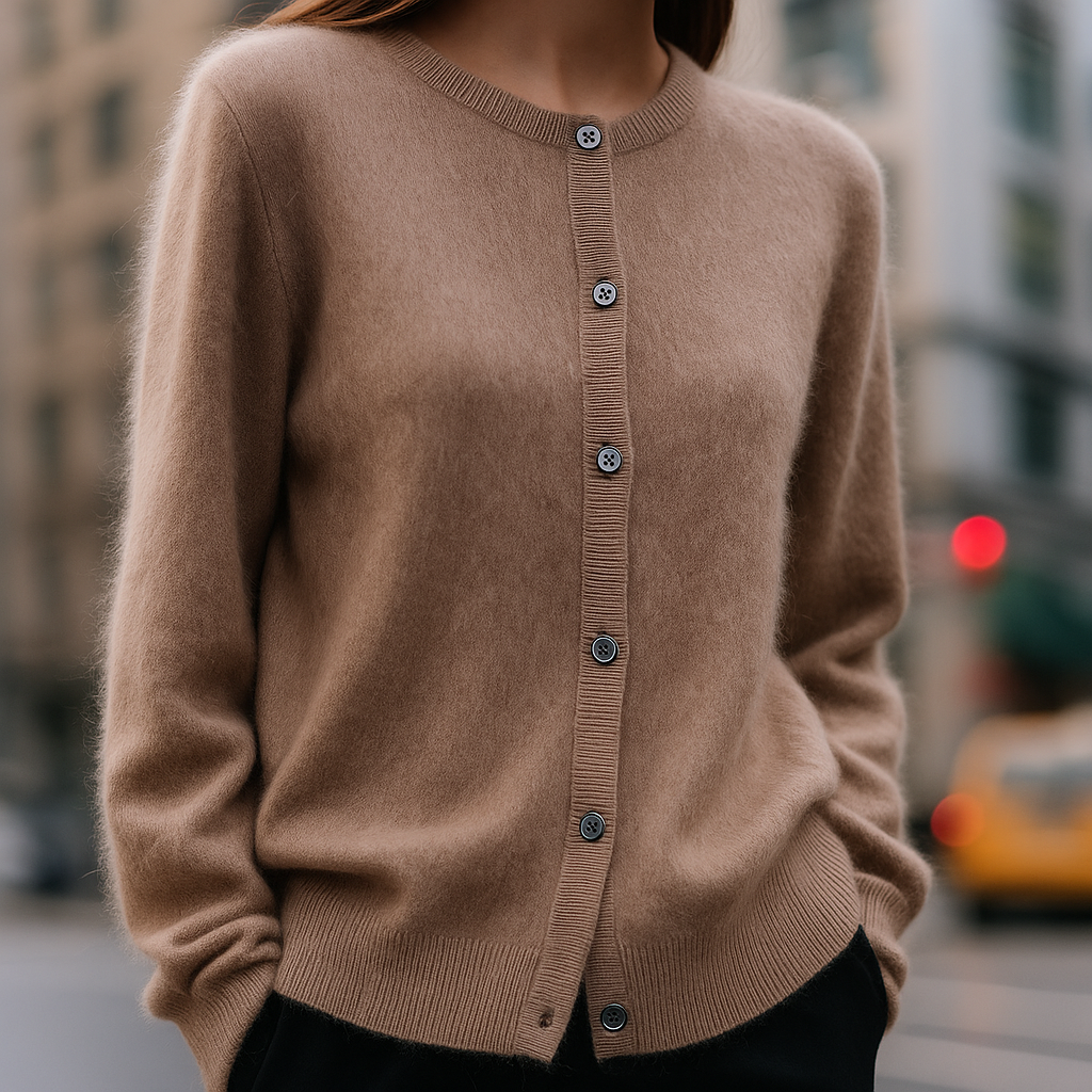 Robe en cachemire doux, maille de luxe
