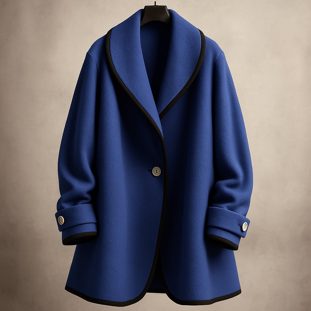 Manteau élégant pour femme avec garniture