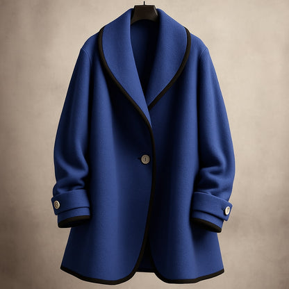 Manteau élégant pour femme avec garniture
