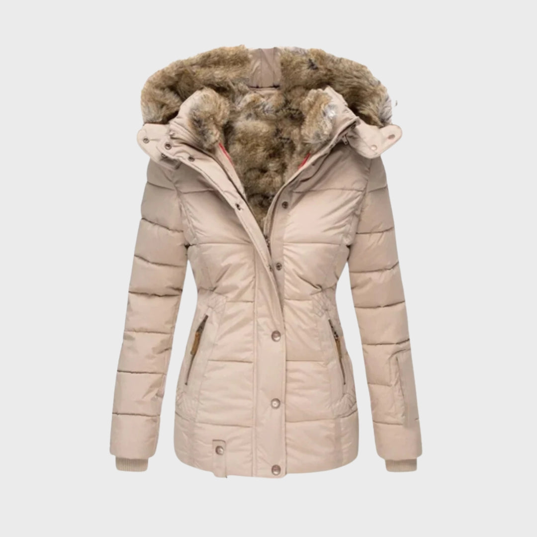 Doudoune chaude doublée polaire