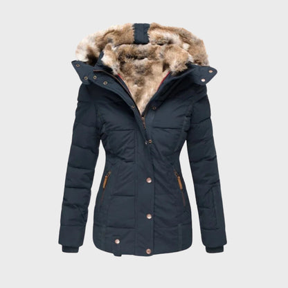 Doudoune chaude doublée polaire