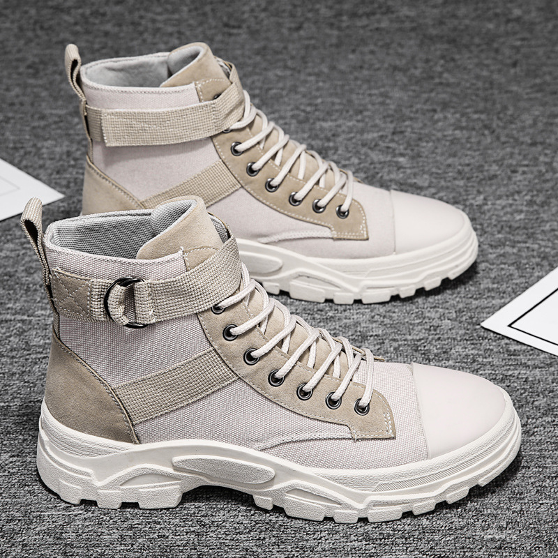 Bottes de moto hautes avec sangle de cheville réglable