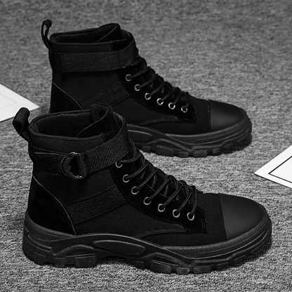 Bottes de moto hautes avec sangle de cheville réglable
