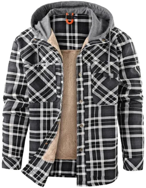 Veste d'extérieur pour homme Carreaux Isolée Imperméable