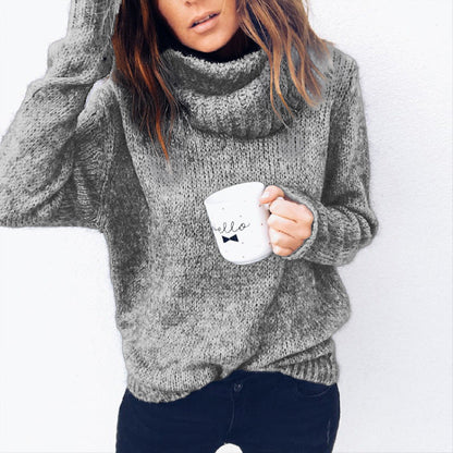 Doux pull à col roulé pour femme Douillet & Confortable