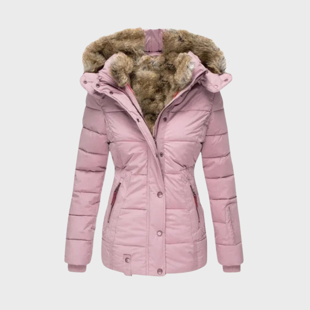 Doudoune chaude doublée polaire