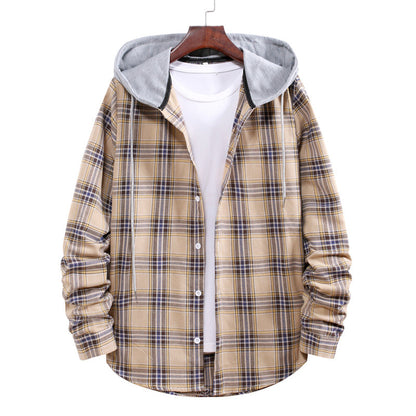 Veste à capuche en flanelle pour homme Vêtements d'hiver chauds