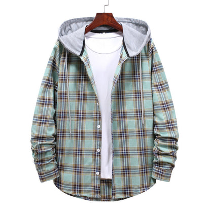 Veste à capuche en flanelle pour homme Vêtements d'hiver chauds