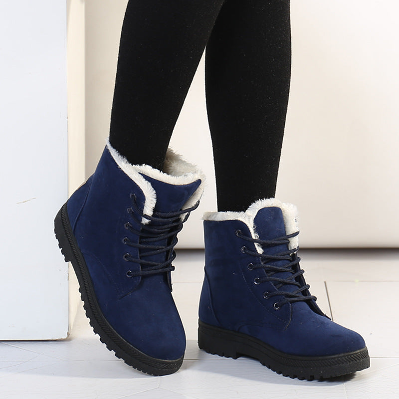 Bottines élégantes en daim à lacets