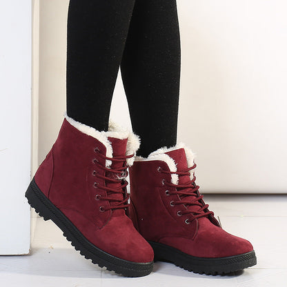 Bottines élégantes en daim à lacets
