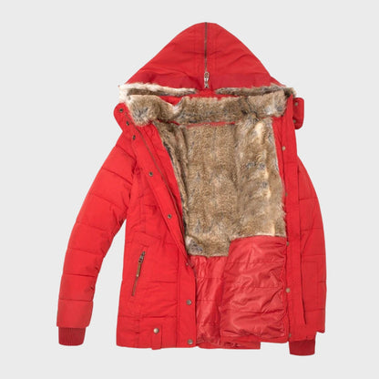 Warmes Daunenjacke Fleece Gefüttert - IdealeKleiden