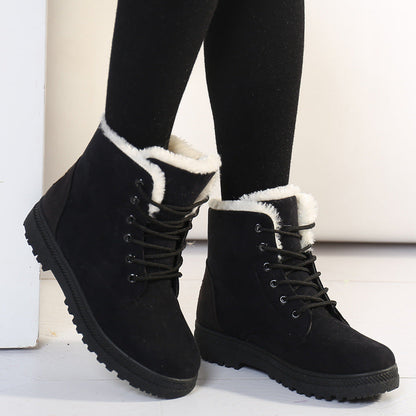 Bottines élégantes en daim à lacets