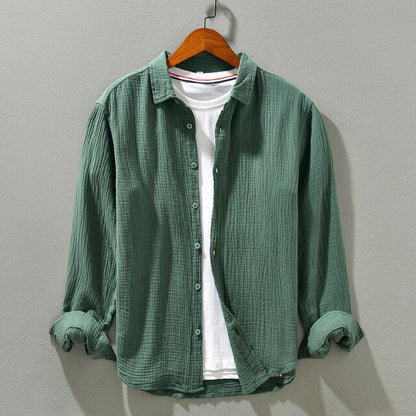 Chemise élégante en coton pour homme