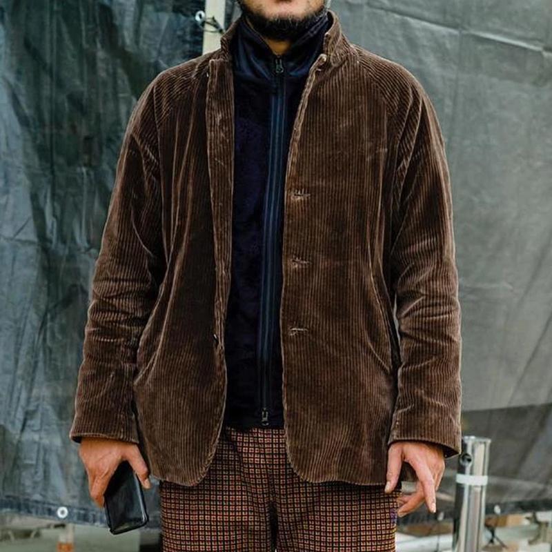 Bequeme Cordjacke Mit Kragen - IdealeKleiden