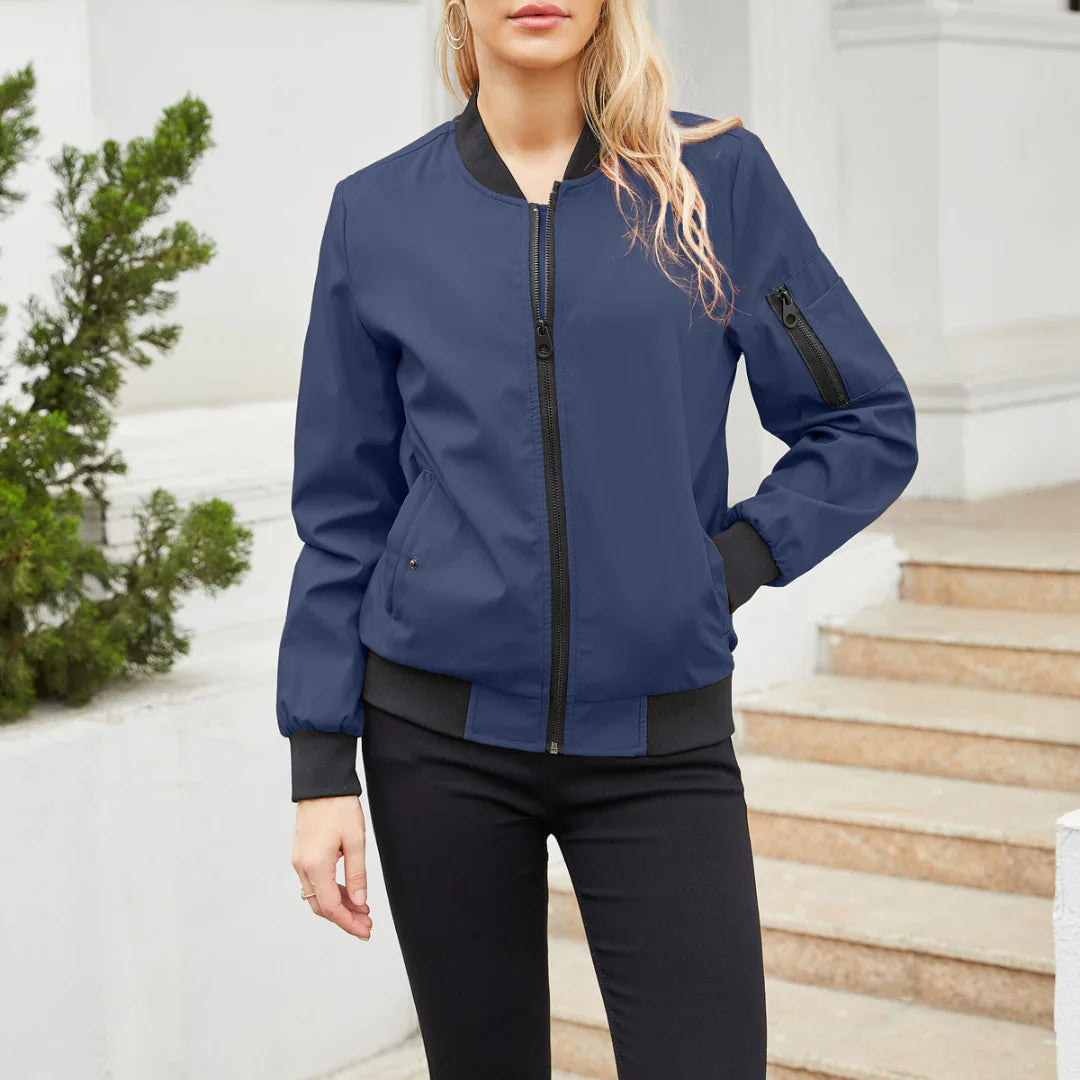 Bomber Jacket tendance pour femme Style décontracté